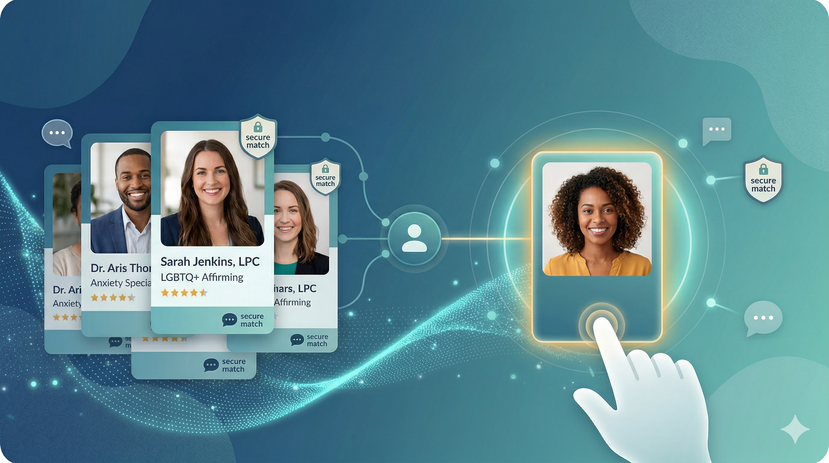 Getting matched with a therapist